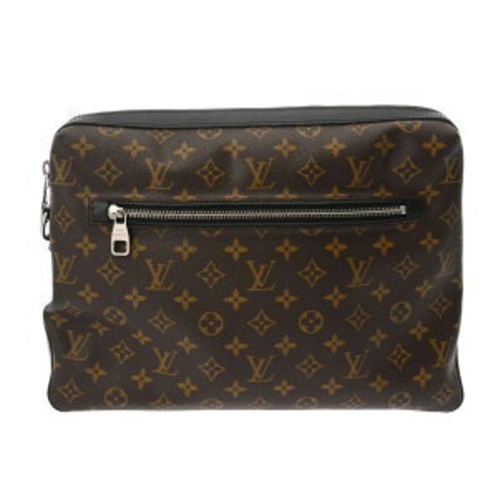 Louis Vuitton Monogram Macassar Brown Torres Brown Black Canvas Shoulder Bag